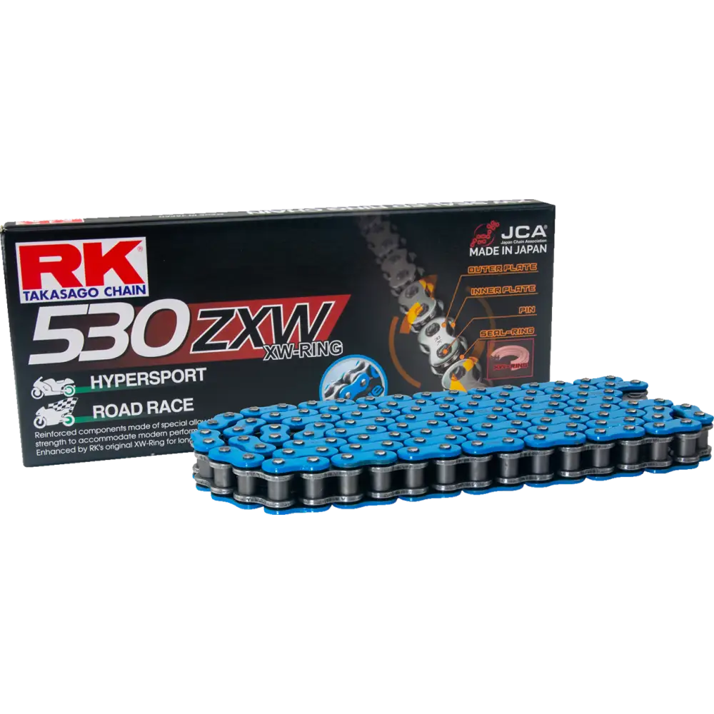 RK 530 ZXW - Drive Chain - 120 Links - Blue BB530ZXW-120