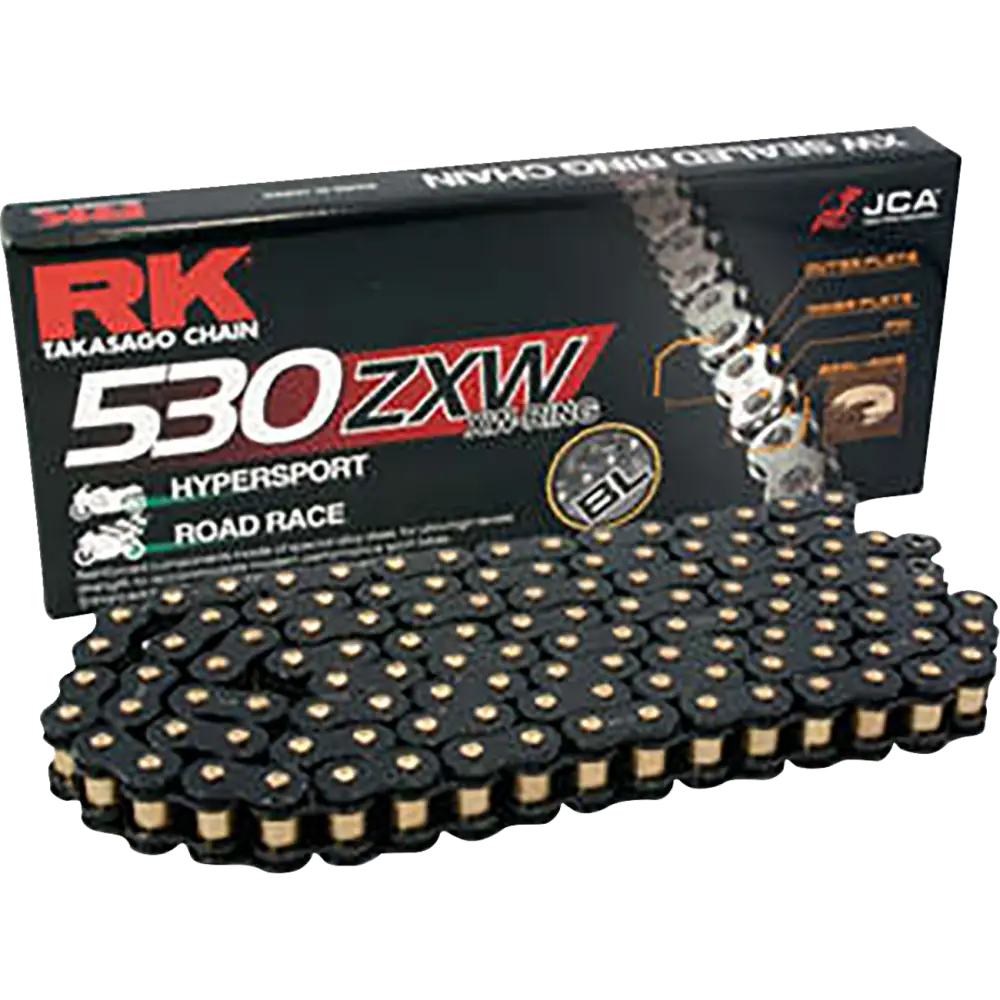 RK 530 ZXW - Drive Chain - 150 Links - Black Scale BL530ZXW-150