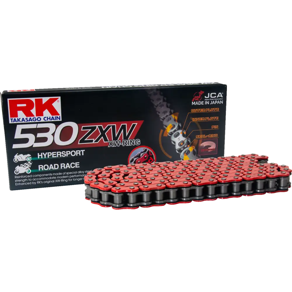 RK 530 ZXW - Drive Chain - 150 Links - Red RR530ZXW-150