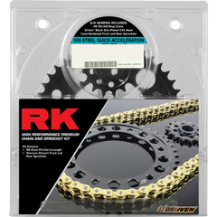 RK Chain and Sprocket Kit - Quick Acceleration - GSX-R1000R - Natural 3106-179P