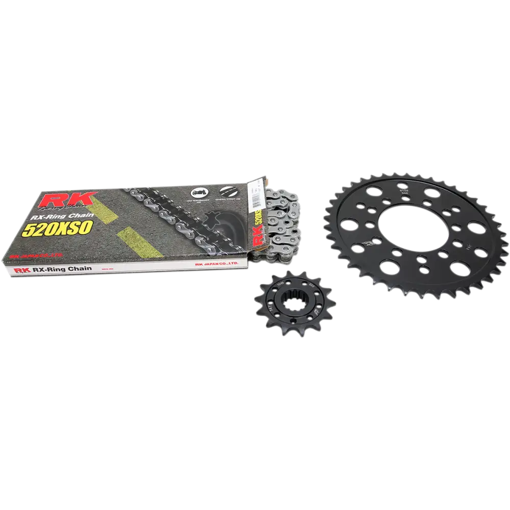 RK Chain Kit - Natural - Kawasaki - ZX-6R '98-'08 - ZZR600/ZX-6RR '03-'04 2068-980E