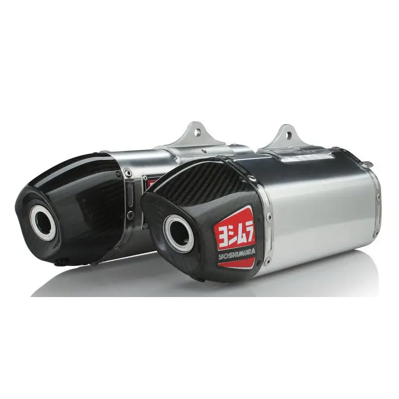 Rs 9 Header/Canister/End Cap Exhaust Dual Slip On Ss Al Cf