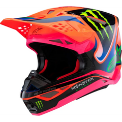 S M10 Deegan Helmet Orng Flo/Prpl/Pnk Fluo Lg