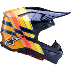 S M10 Tld Edition 25 Helmet Drk Blu/Org/Ylw Fluo/Red Lg