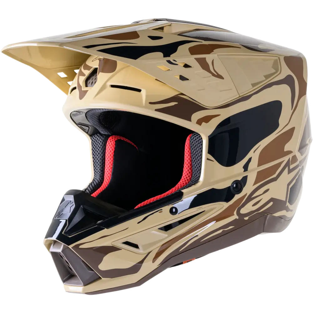S M5 Mineral Helmet Dark Brown/Kangaroo Matte Lg