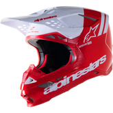 S M8 Radium 2 Helmet Bright Red/White Xl