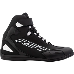 Sabre Moto Shoe Ce Boot Black / Black / White Sz 7