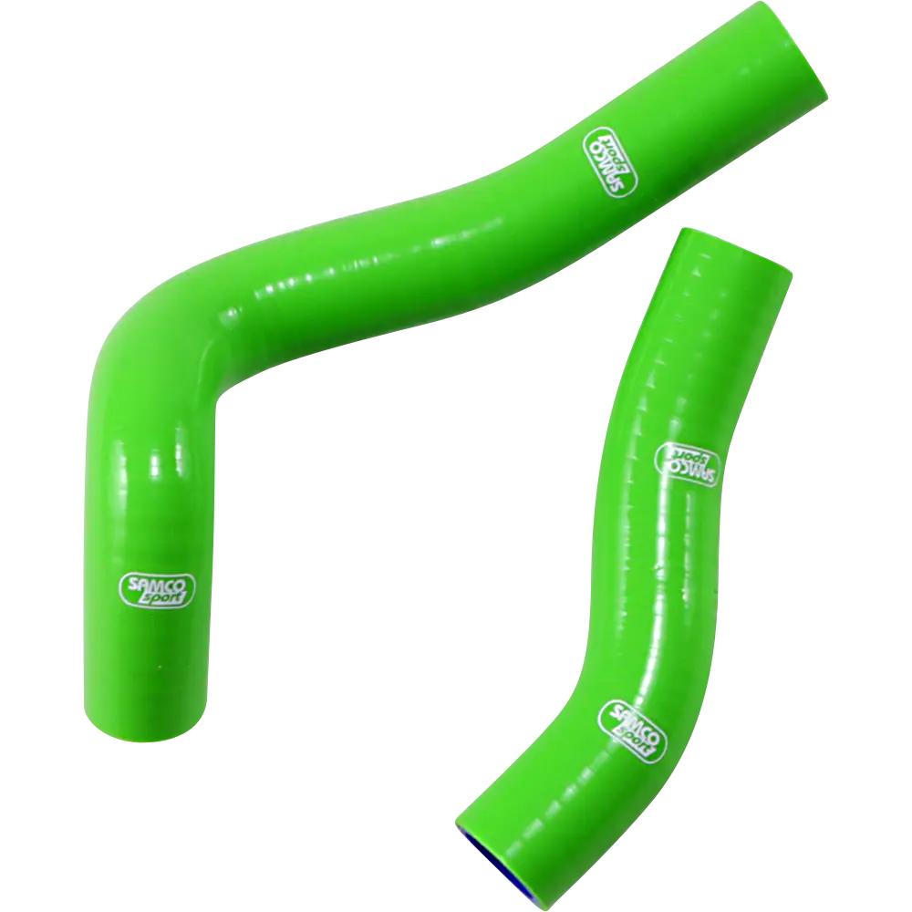 SAMCO SPORT Radiator Hose Kit - Green - Kawasaki KAW-91GN - Radiator Group