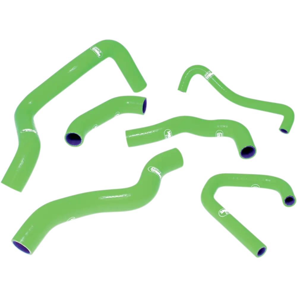 SAMCO SPORT Radiator Hose Kit - Green - Kawasaki KAW31-GN - Radiator Group