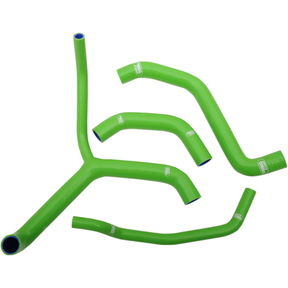 SAMCO SPORT Radiator Hose Kit - Green - Kawasaki KAW78-GN - Radiator Group