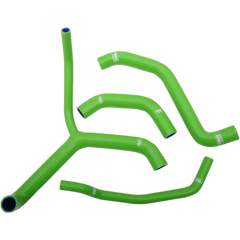 SAMCO SPORT Radiator Hose Kit - Green - Kawasaki KAW78-GN - Radiator Group