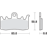 SBS HS Brake Pads - 900HS 900HS