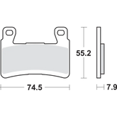 SBS HS Brake Pads - Kawsasaki - 894HS 894HS