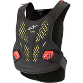 Sequence Chest Protector Black/Red Md/Lg