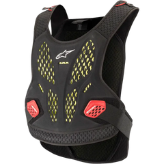 Sequence Chest Protector Black/Red Md/Lg