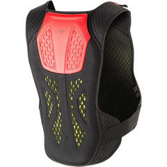 Sequence Chest Protector Black/Red Md/Lg