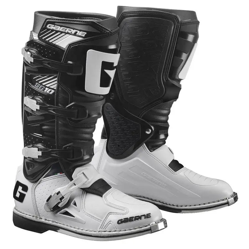 Sg 10 Boots Black/White Sz 12