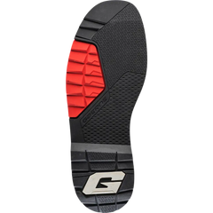 Sg 22 Boot Sole Pair Black/Red Sz 09