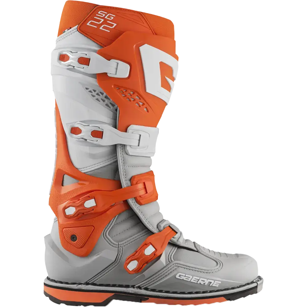 Sg 22 Boots Orange/White/Grey Sz 7