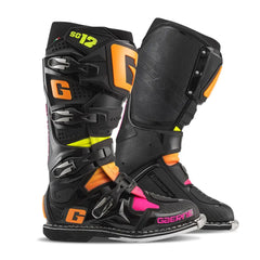 Sg12 Le Boots Black/Orange/Pink Sz 09