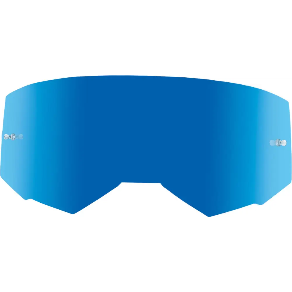 Single Lens W/Post Adult Blue Mirror/Smoke