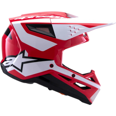 Sm3 Heat Helmet Red/White/Black Glossy Sm