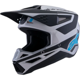Sm3 Heat Helmet Silver/Blue/Black Matt 2x
