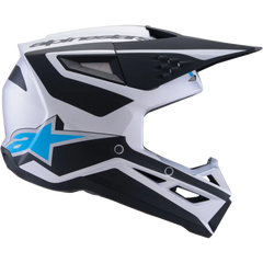 Sm3 Heat Helmet Silver/Blue/Black Matt Sm