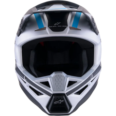 Sm3 Heat Helmet Silver/Blue/Black Matt Sm