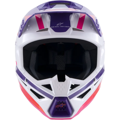 Sm3 Heat Helmet White/Purple/Pink Glossy Lg