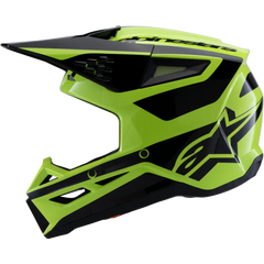 Sm3 Heat Helmet Yellow Fluo/Black Glossy Md