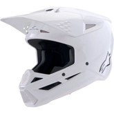 Sm3 Solid Helmet White Glossy 2x