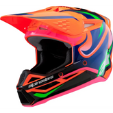 Sm3 Youth Deegan Helmet Orng Flo/Prpl/Pnk Fluo Ys