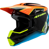 Sm3 Youth Fray Helmet Blk/Orng/Ylw Fluo Yl