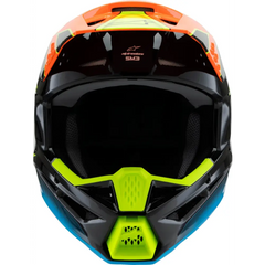 Sm3 Youth Fray Helmet Blk/Orng/Ylw Fluo Ys