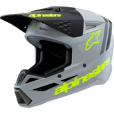 Sm3 Youth Radium Helmet Gry/Blk/Ylw Fluo Matte Ys