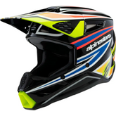 Sm3 Youth Wurx Helmet Blk/Ylw Fluo/Blue/Red Ym