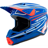Sm3 Youth Wurx Helmet Blue/Red/Wht/Blk Yl