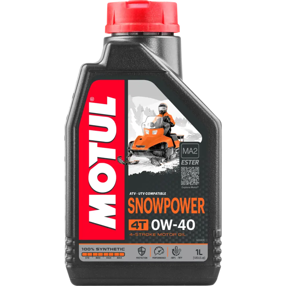 Snowpower Syn Engine Oil 4t 0w40 1l 12/Case