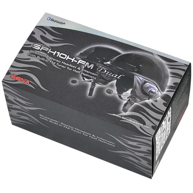 Sph10h Fm W/Built In Fm Tuner For Half Helmets Dual Pack