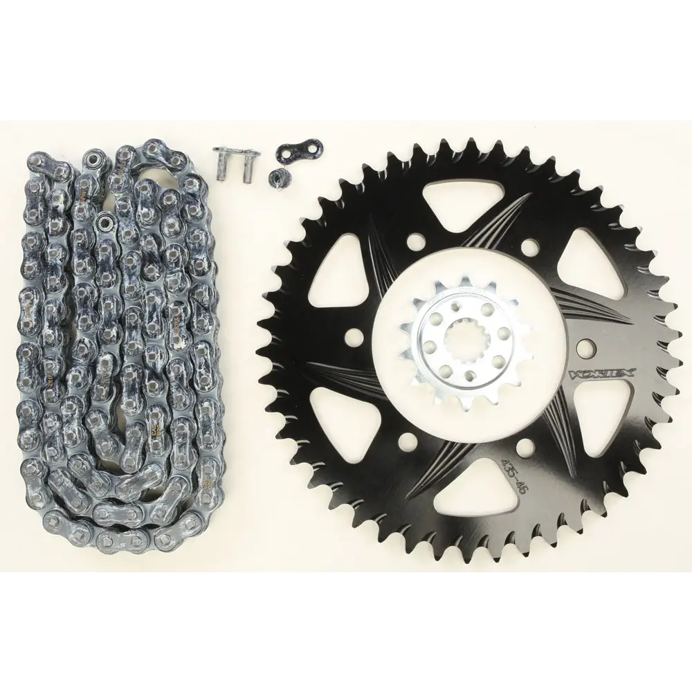 Sprocket/Chain Kit Stl/Alu 14/46t Blk Sx3 520 106l Blk
