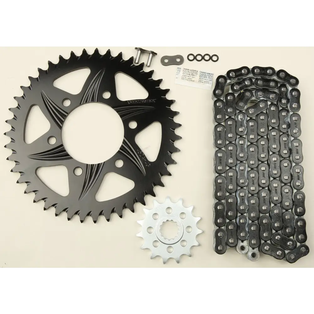 Sprocket/Chain Kit Stl/Alu 15/43t Blk Rx3 520 112l Blk