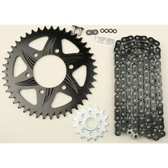 Sprocket/Chain Kit Stl/Alu 15/43t Blk Rx3 520 112l Blk