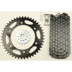 Sprocket/Chain Kit Stl/Alu 15/45t Blk Rx3 520 108l Blk