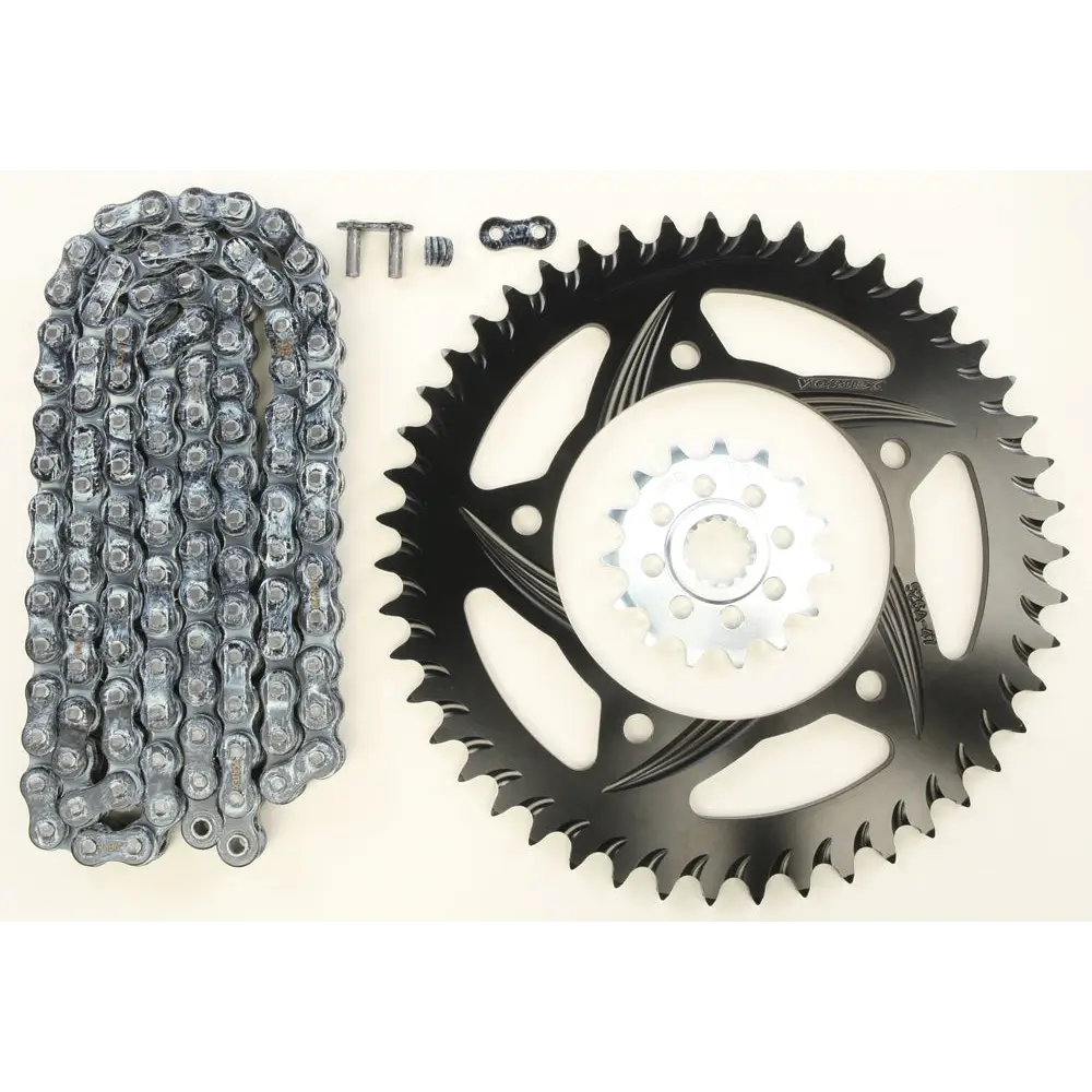Sprocket/Chain Kit Stl/Alu 15/47t Blk Rx3 520 112l Blk