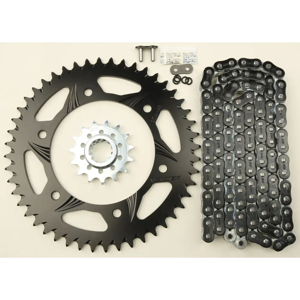 Sprocket/Chain Kit Stl/Alu 15/48t Blk Rx3 520 108l Blk