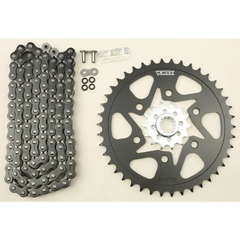 Sprocket/Chain Kit Stl/Stl 14/42t Sil Sx3 520 108l Blk