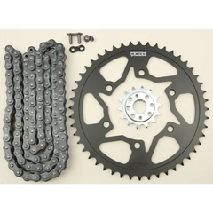 Sprocket/Chain Kit Stl/Stl 14/48t Sil Sx3 520 108l Blk