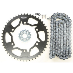 Sprocket/Chain Kit Stl/Stl 14/49t Sil Sx3 520 108l Blk