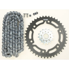 Sprocket/Chain Kit Stl/Stl 15/43t Sil Rx3 520 114l Blk